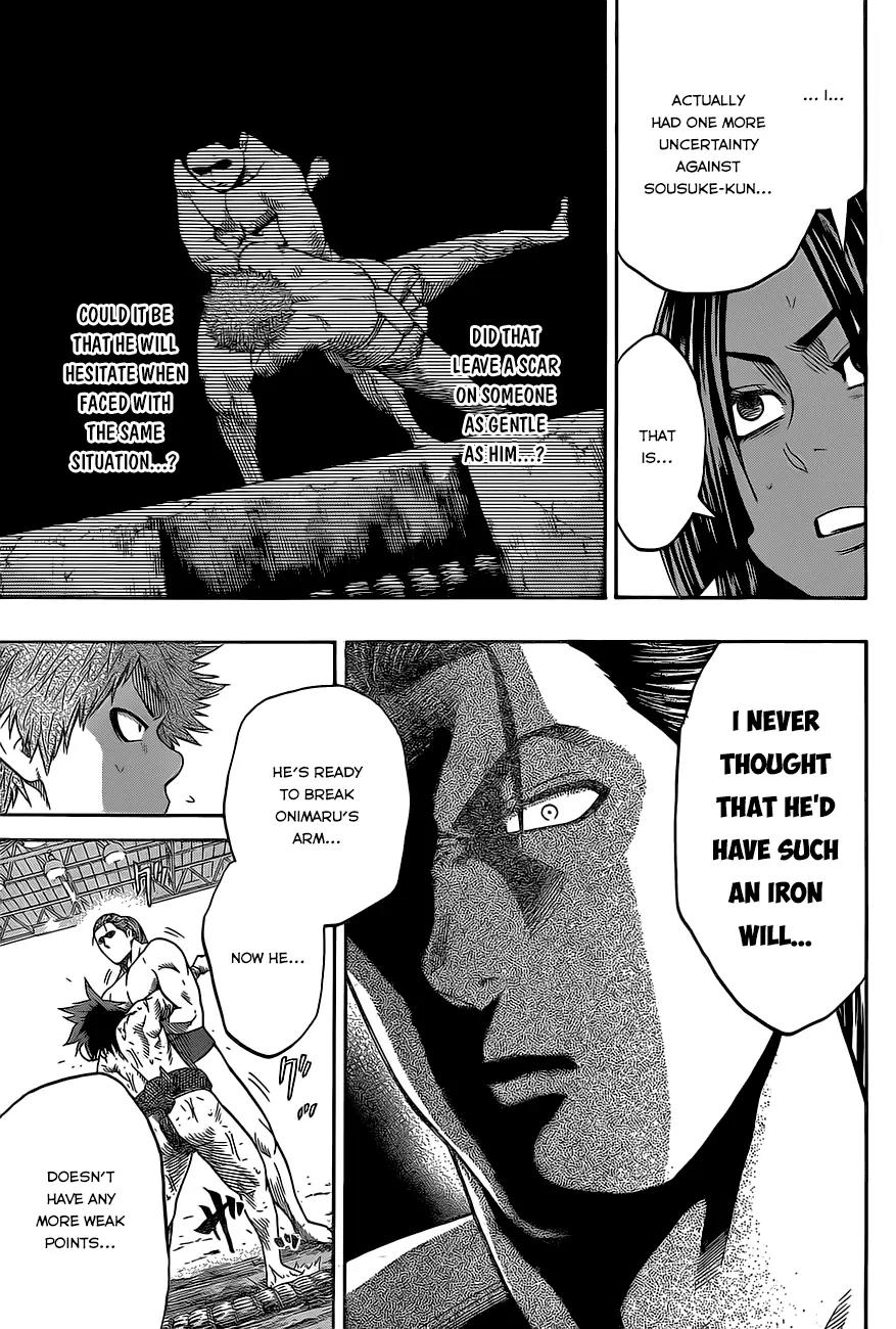 Hinomaru Zumou Chapter 30 page 15 - Chapter 30: Onimaru Kunitsuna Vs Kusanagi no Tsurugi 2