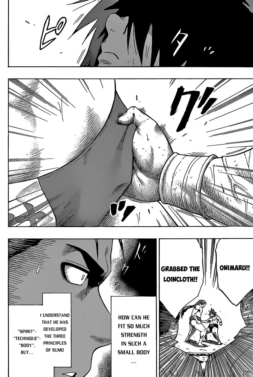 Hinomaru Zumou Chapter 30 page 22 - Chapter 30: Onimaru Kunitsuna Vs Kusanagi no Tsurugi 2