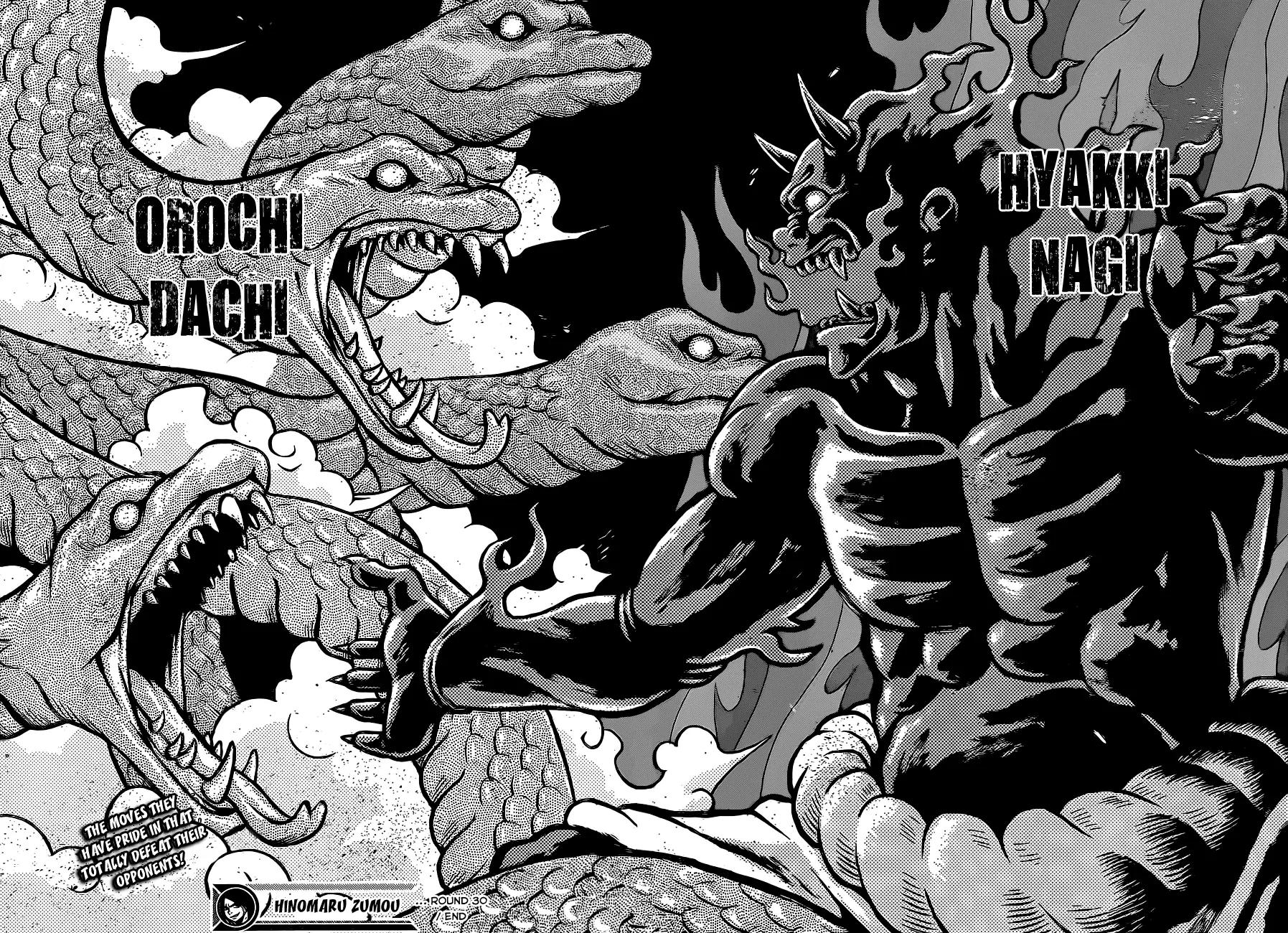 Hinomaru Zumou Chapter 30 page 33 - Chapter 30: Onimaru Kunitsuna Vs Kusanagi no Tsurugi 2