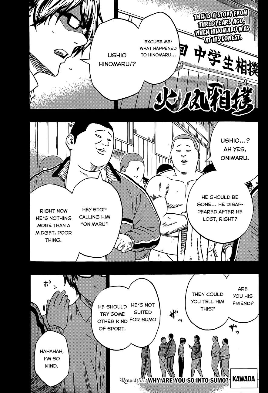 Hinomaru Zumou Chapter 33 page 4 - Chapter 33: Why are you so into Sumo?