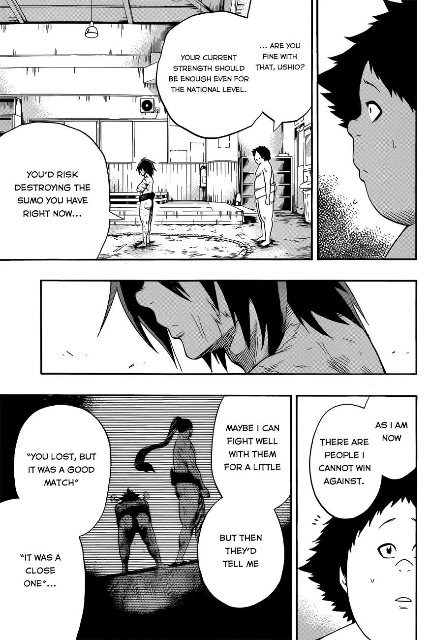 Hinomaru Zumou Chapter 37 page 13 - Chapter 37: The Yokozuna Sumo That Belongs Only To You