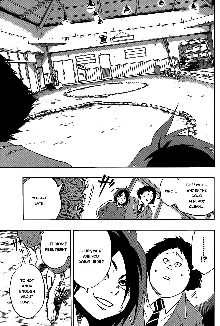 Hinomaru Zumou Chapter 4 page 18 - Chapter 4: The Sumo Club of Oodachi High School