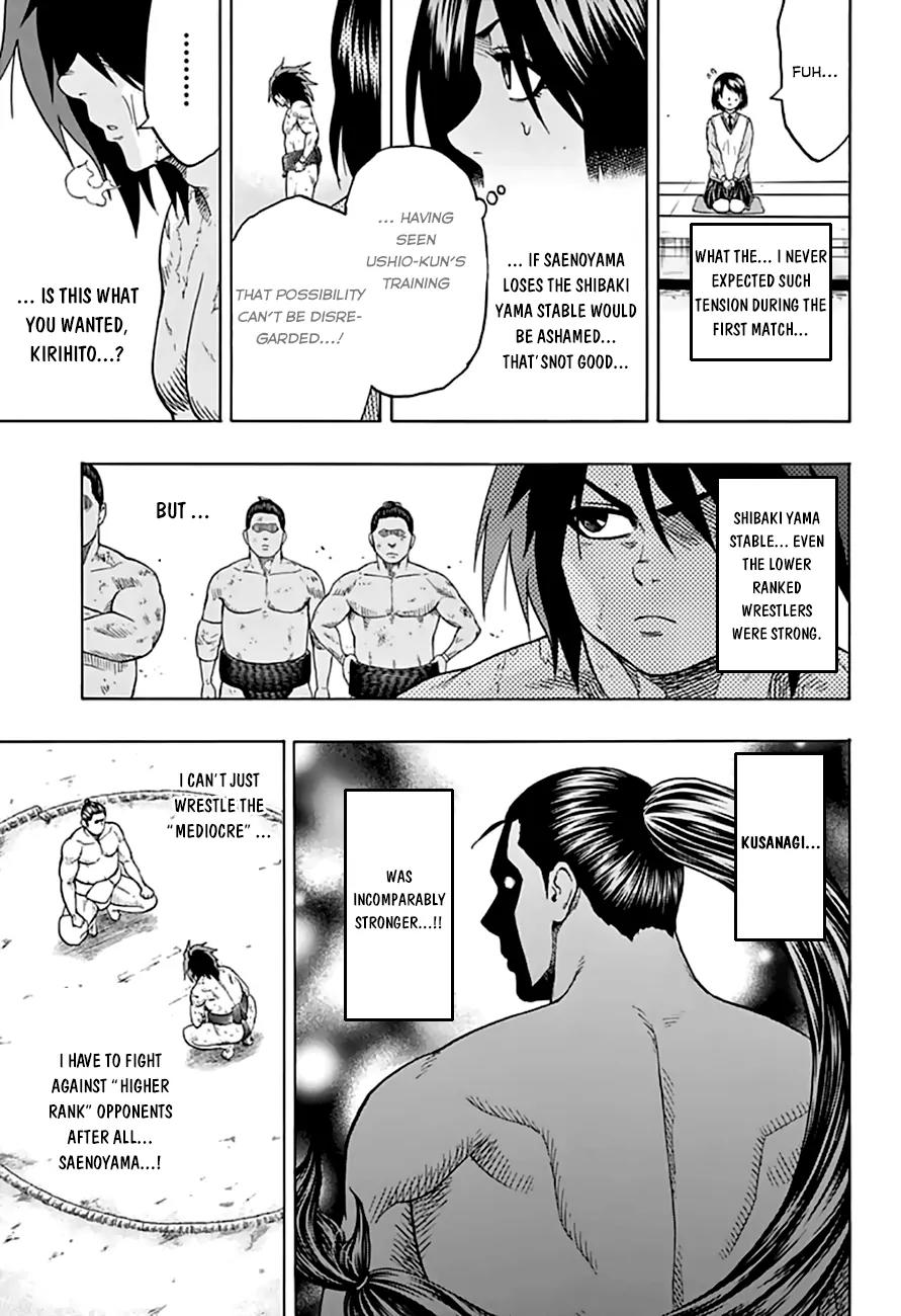 Hinomaru Zumou Chapter 42 page 15 - Chapter 42: To Take Lightly