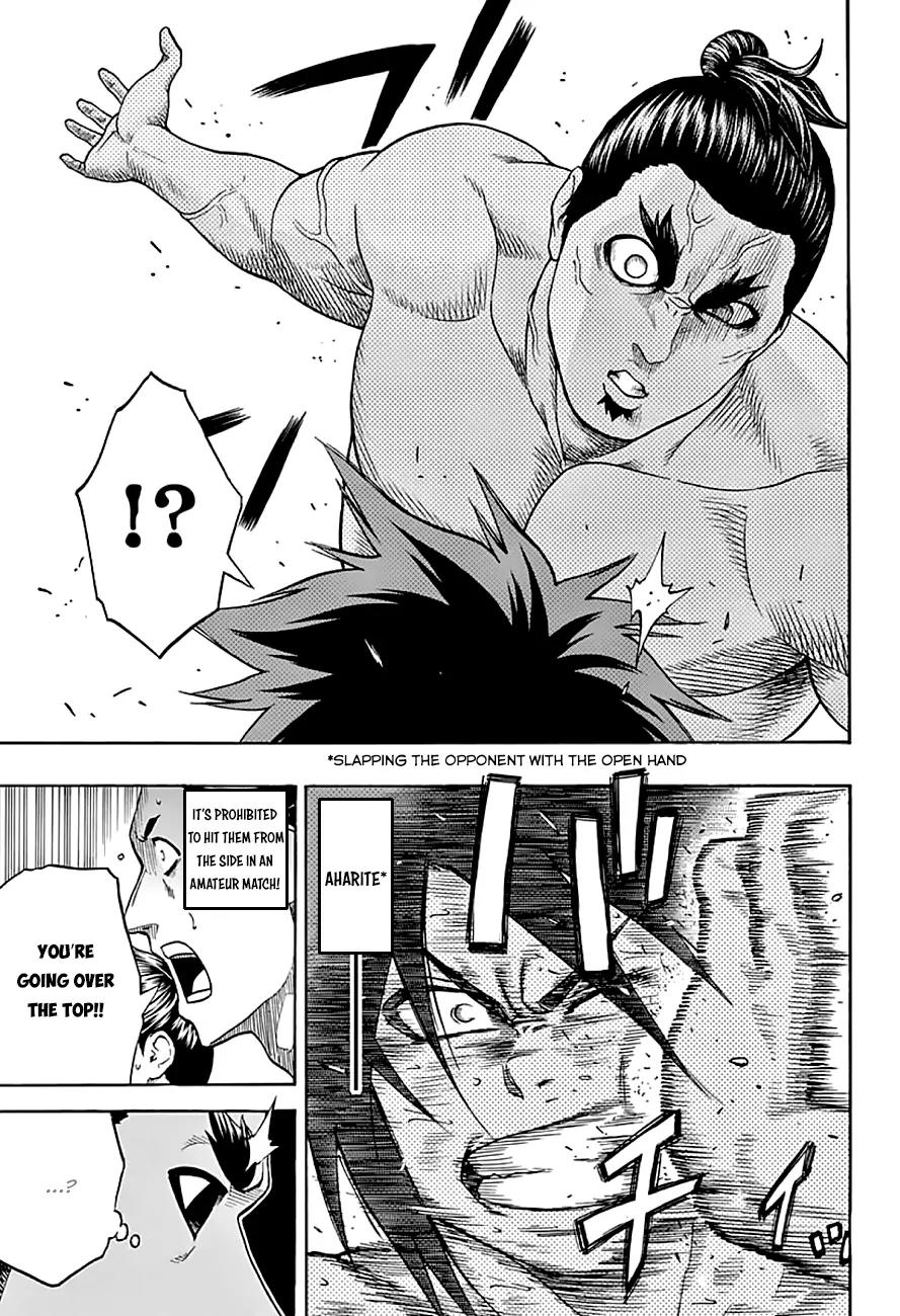 Hinomaru Zumou Chapter 43 page 12 - Chapter 43: Flame and Water