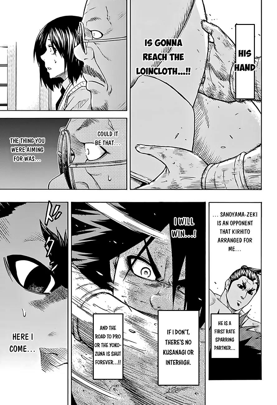 Hinomaru Zumou Chapter 43 page 14 - Chapter 43: Flame and Water