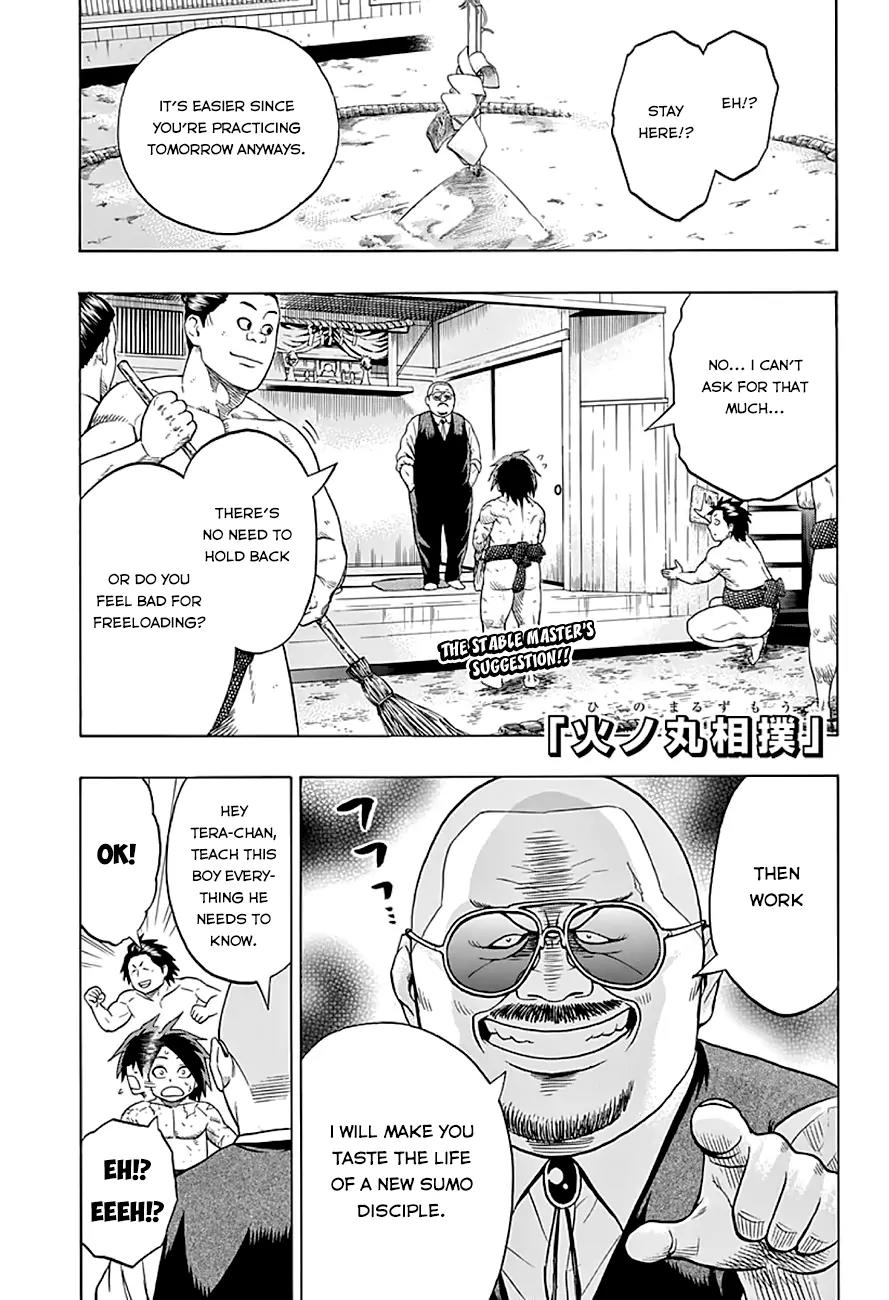 Hinomaru Zumou Chapter 44 page 2 - Chapter 44 : Even If I'm Small