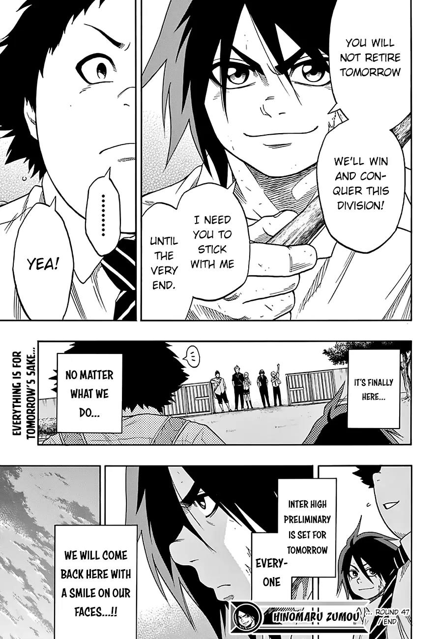 Hinomaru Zumou Chapter 47 page 19 - Chapter 47: From The Starting Ring