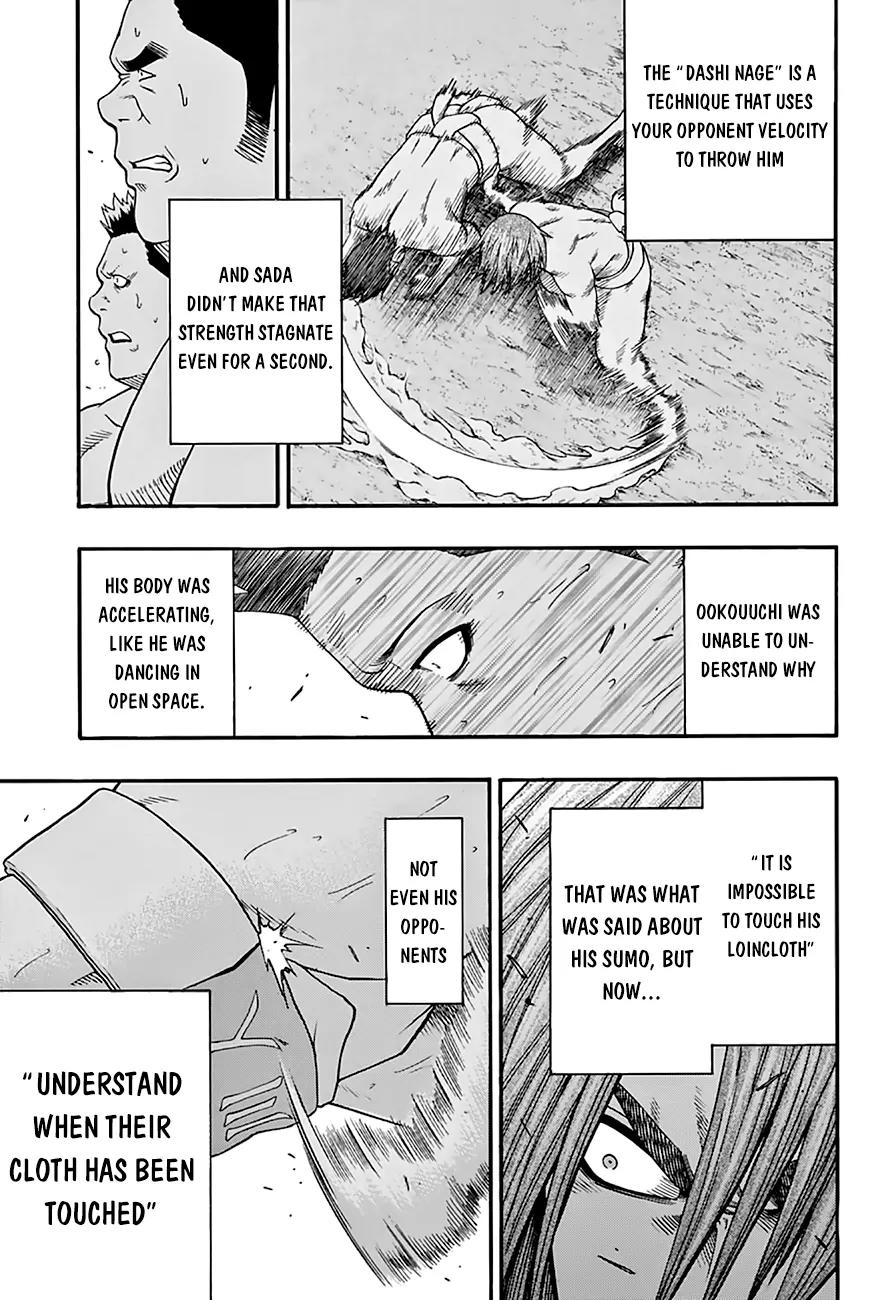 Hinomaru Zumou Chapter 51 page 16 - Chapter 51: The Monster’s First Cry