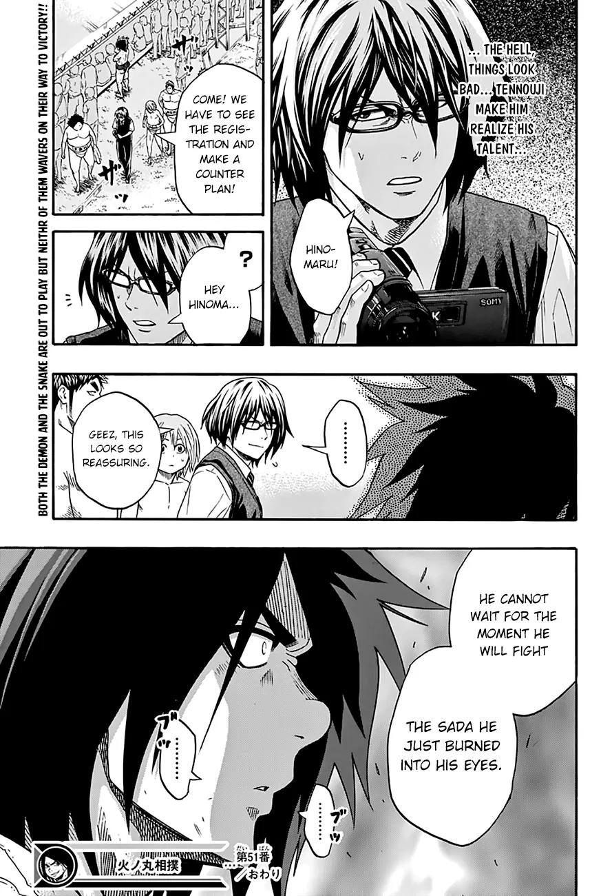 Hinomaru Zumou Chapter 51 page 19 - Chapter 51: The Monster’s First Cry