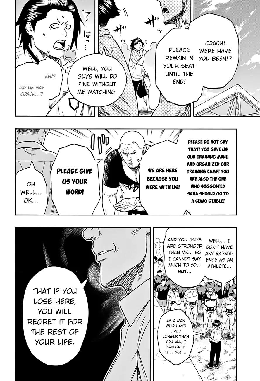 Hinomaru Zumou Chapter 52 page 14 - Chapter 52: Oodachi High School and Ishigami High School