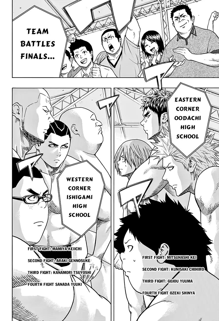 Hinomaru Zumou Chapter 52 page 18 - Chapter 52: Oodachi High School and Ishigami High School
