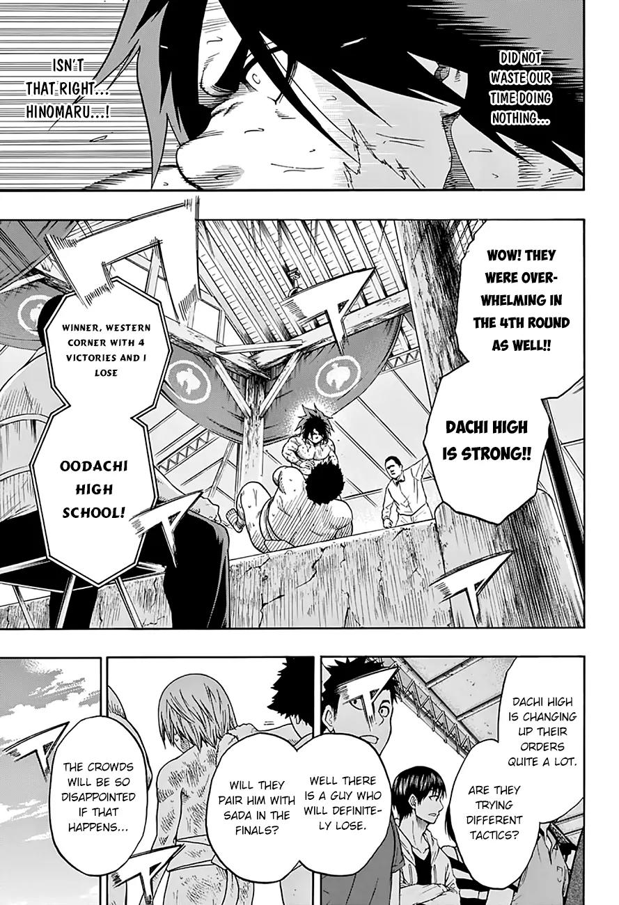 Hinomaru Zumou Chapter 52 page 8 - Chapter 52: Oodachi High School and Ishigami High School