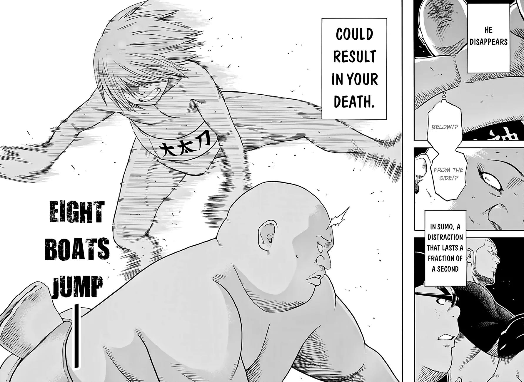 Hinomaru Zumou Chapter 53 page 13 - Chapter 53: An Honest Jester