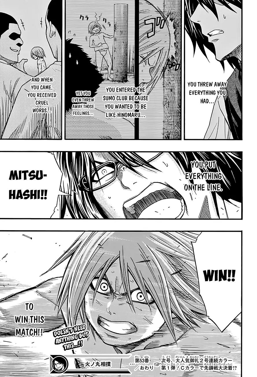 Hinomaru Zumou Chapter 53 page 19 - Chapter 53: An Honest Jester