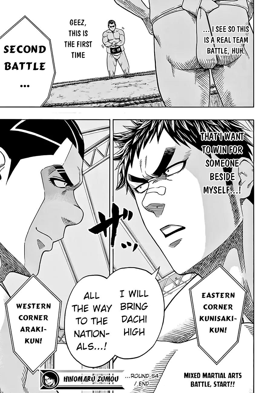 Hinomaru Zumou Chapter 54 page 20 - Chapter 54: Comrades