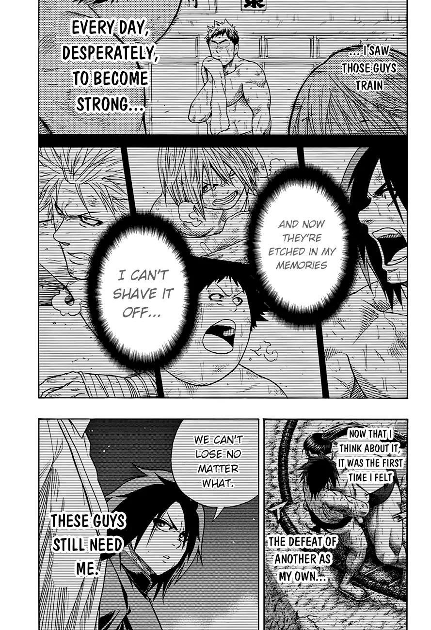 Hinomaru Zumou Chapter 55 page 16 - Chapter 55: To Scrape Off