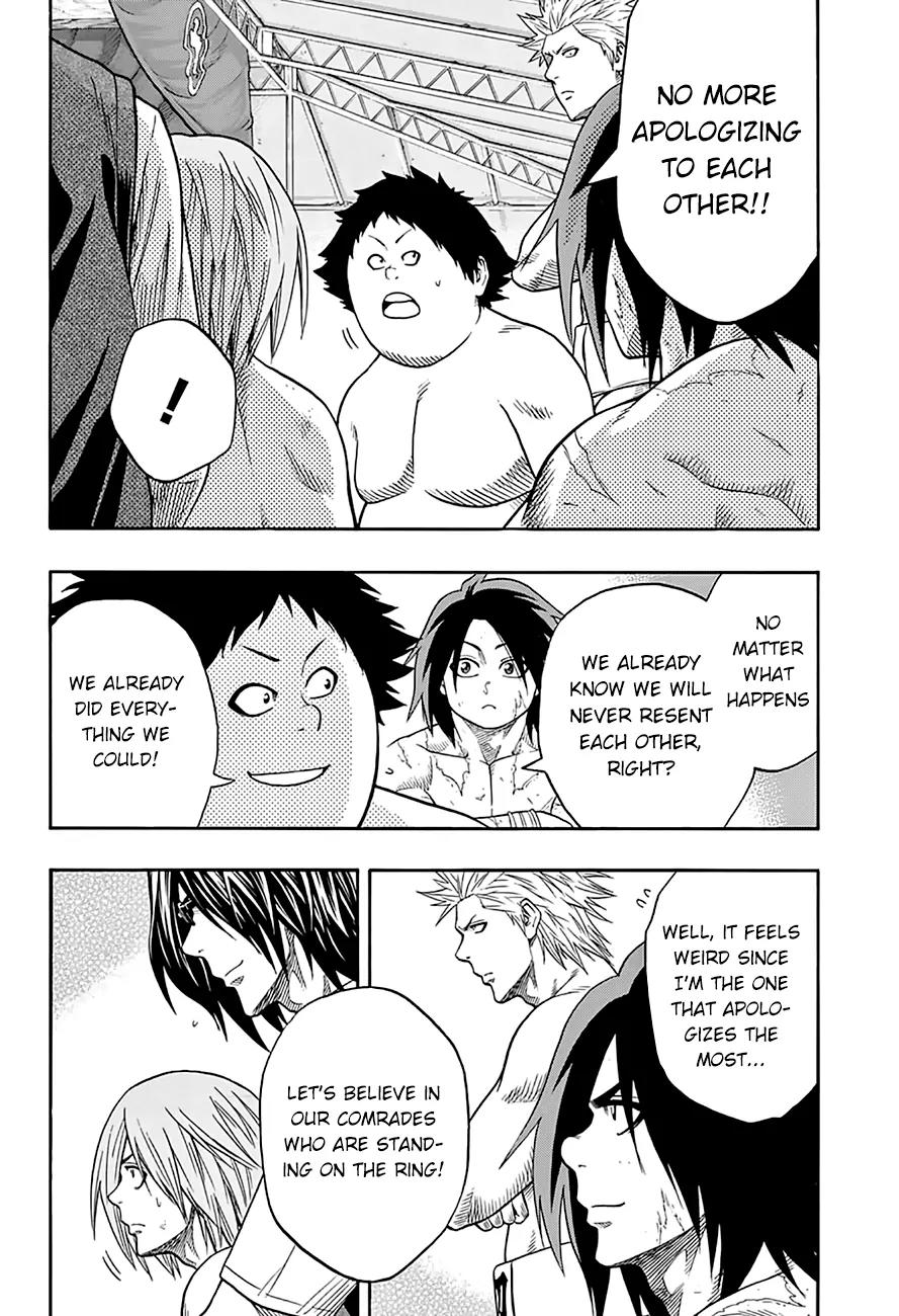 Hinomaru Zumou Chapter 55 page 5 - Chapter 55: To Scrape Off