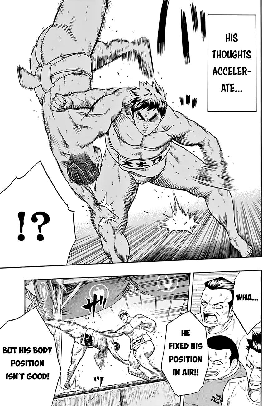 Hinomaru Zumou Chapter 56 page 6 - Chapter 56: Concentration and Idle Thoughts