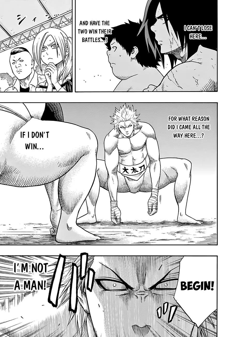 Hinomaru Zumou Chapter 57 page 12 - Chapter 57: An Unpleasant Group