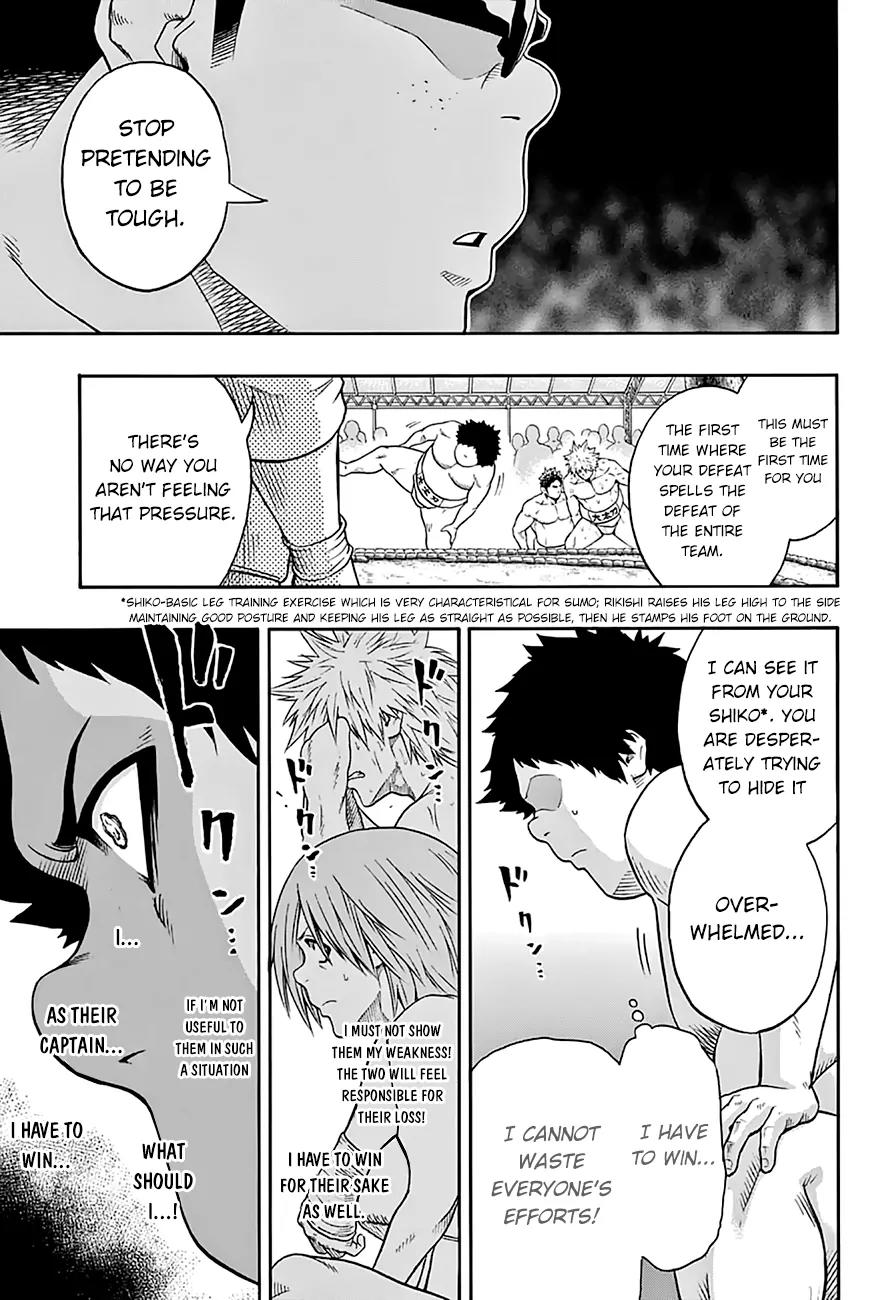 Hinomaru Zumou Chapter 59 page 13 - Chapter 59: The Captain and The Captain
