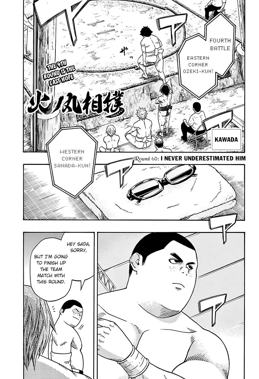Hinomaru Zumou Chapter 60 page 2 - Chapter 60 : I Never Underestimated Him