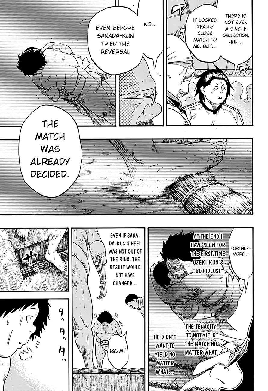 Hinomaru Zumou Chapter 62 page 15 - Chapter 62: The Final Destination of The Path One Believes