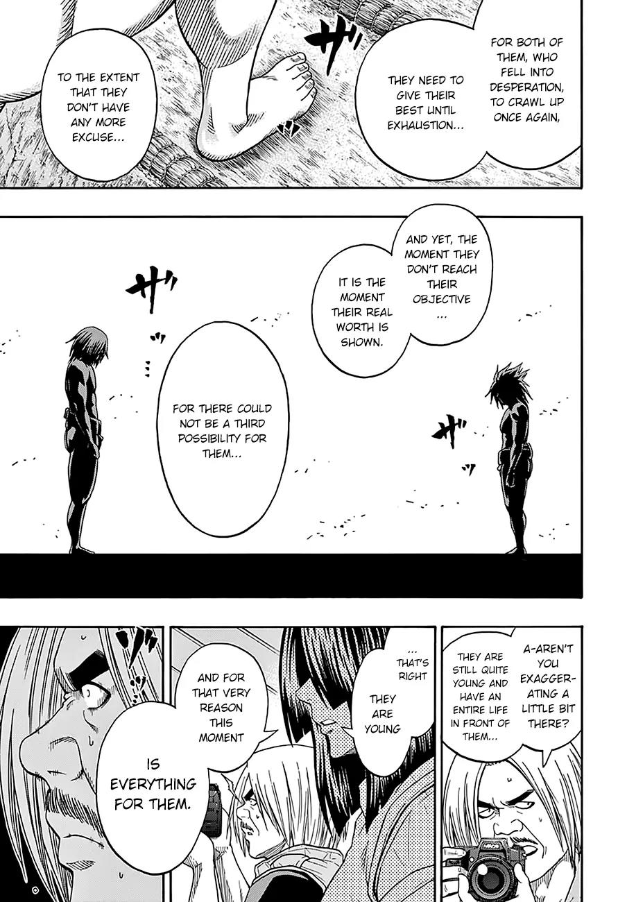 Hinomaru Zumou Chapter 63 page 11 - Chapter 63: Onimaru Kunitsuna Vs Mikazuki Munechika, Second Round