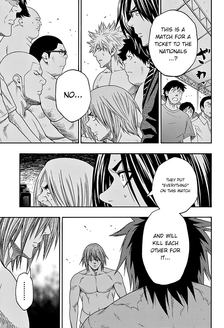 Hinomaru Zumou Chapter 63 page 13 - Chapter 63: Onimaru Kunitsuna Vs Mikazuki Munechika, Second Round