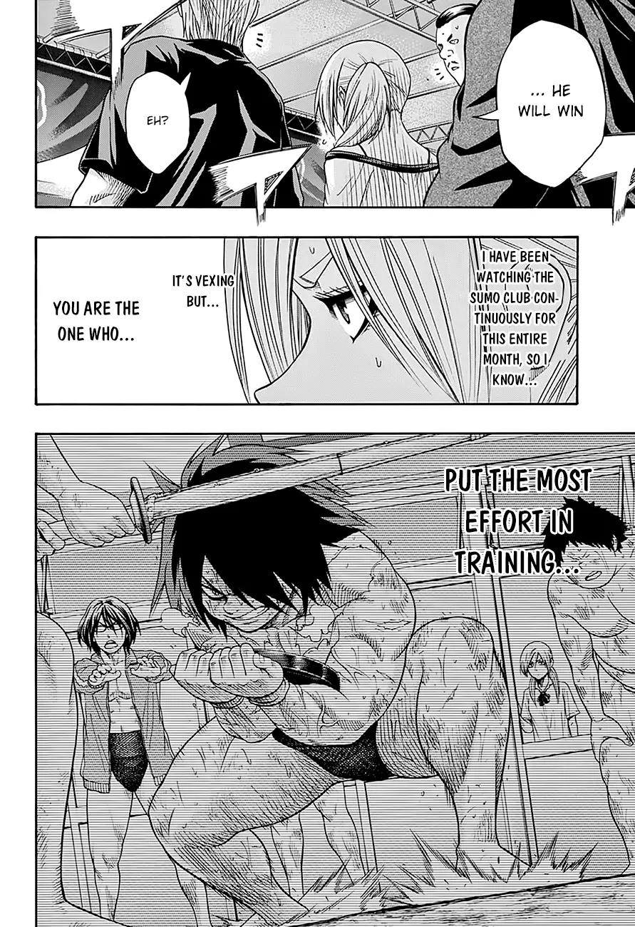Hinomaru Zumou Chapter 64 page 10 - Chapter 64: Onimaru Kunitsuka Vs Mikazuki Munechika, Second Round 2