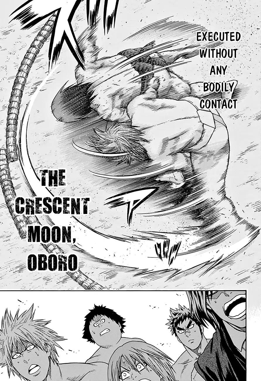 Hinomaru Zumou Chapter 65 page 5 - Chapter 65: Onimaru Kunitsuka Vs Mikazuki Munechika, Second Round 3