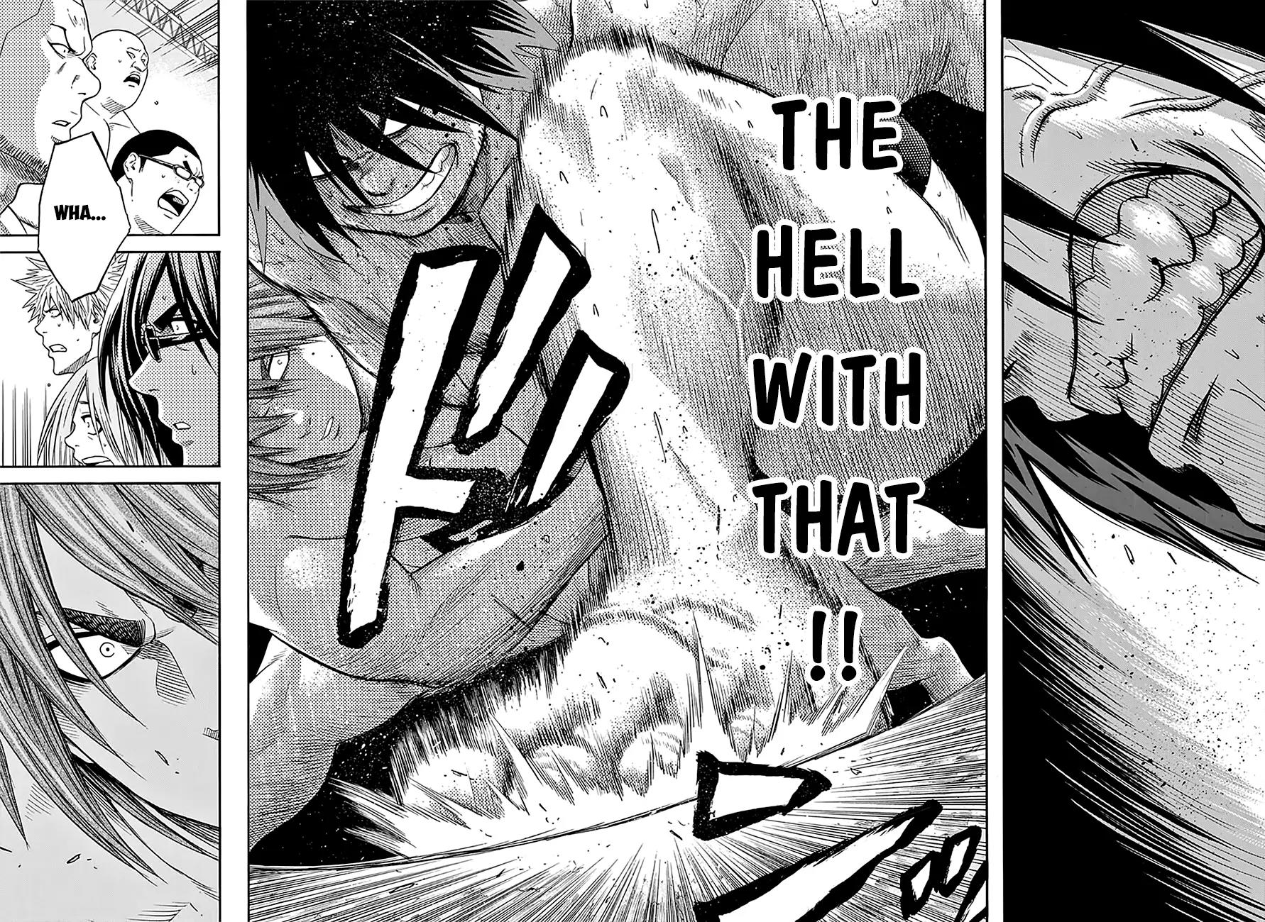 Hinomaru Zumou Chapter 66 page 12 - Chapter 66: Onimaru Kunitsuka Vs Mikazuki Munechika, Second Round 4