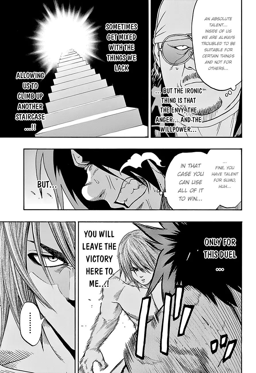 Hinomaru Zumou Chapter 66 page 16 - Chapter 66: Onimaru Kunitsuka Vs Mikazuki Munechika, Second Round 4