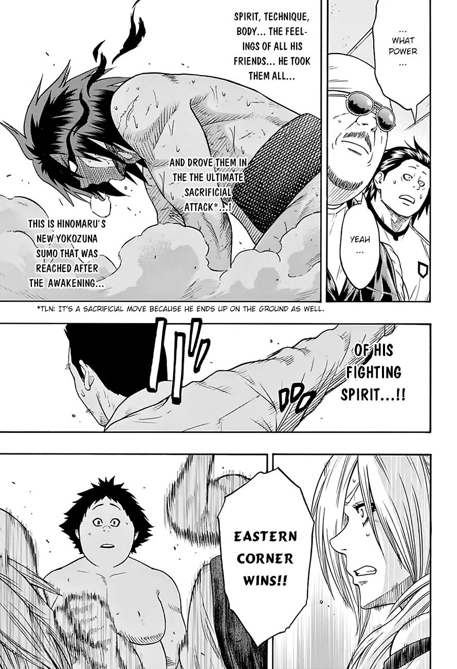 Hinomaru Zumou Chapter 67 page 16 - Chapter 67: Onimaru Kunitsuka Vs Mikazuki Munechika, Second Round 5