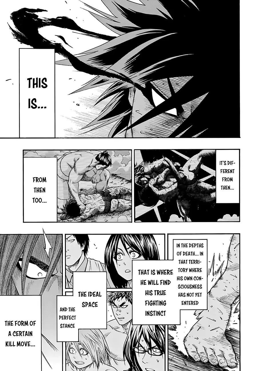 Hinomaru Zumou Chapter 67 page 8 - Chapter 67: Onimaru Kunitsuka Vs Mikazuki Munechika, Second Round 5
