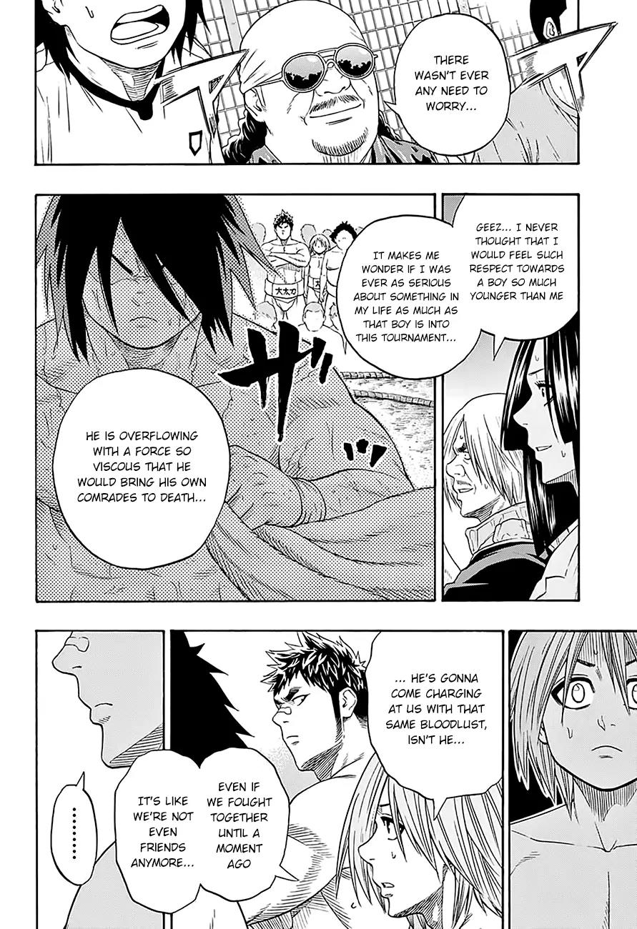 Hinomaru Zumou Chapter 69 page 14 - Chapter 69: The Confrontation Between Comrades