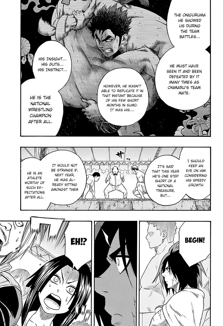 Hinomaru Zumou Chapter 69 page 17 - Chapter 69: The Confrontation Between Comrades