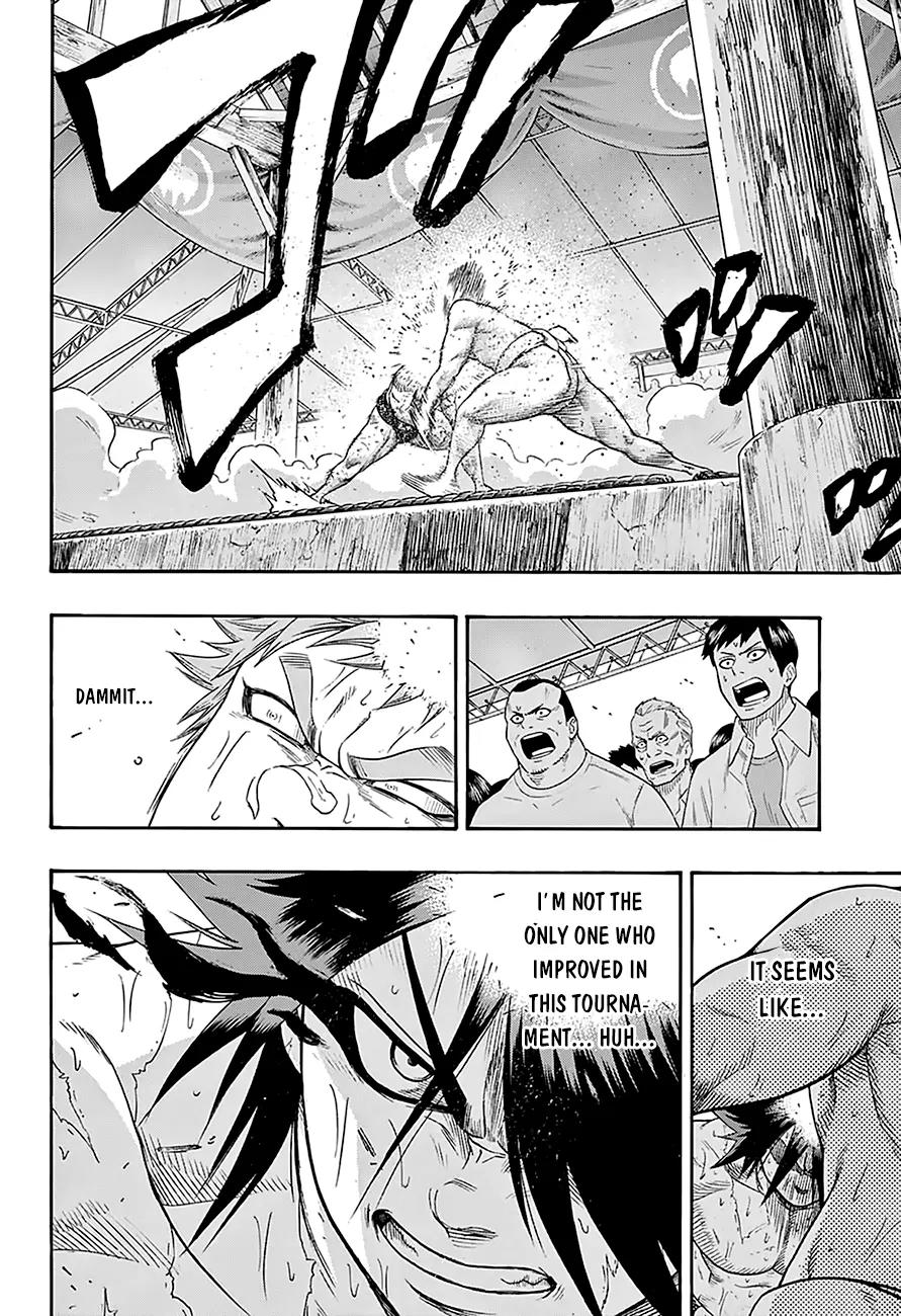 Hinomaru Zumou Chapter 70 page 12 - Chapter 70: Respect and Competitive Spirit