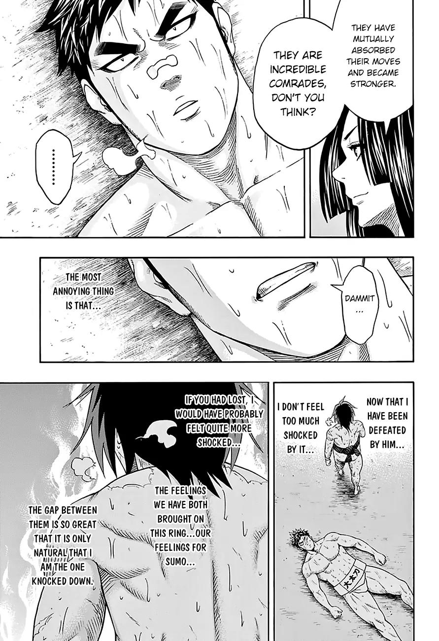 Hinomaru Zumou Chapter 70 page 16 - Chapter 70: Respect and Competitive Spirit