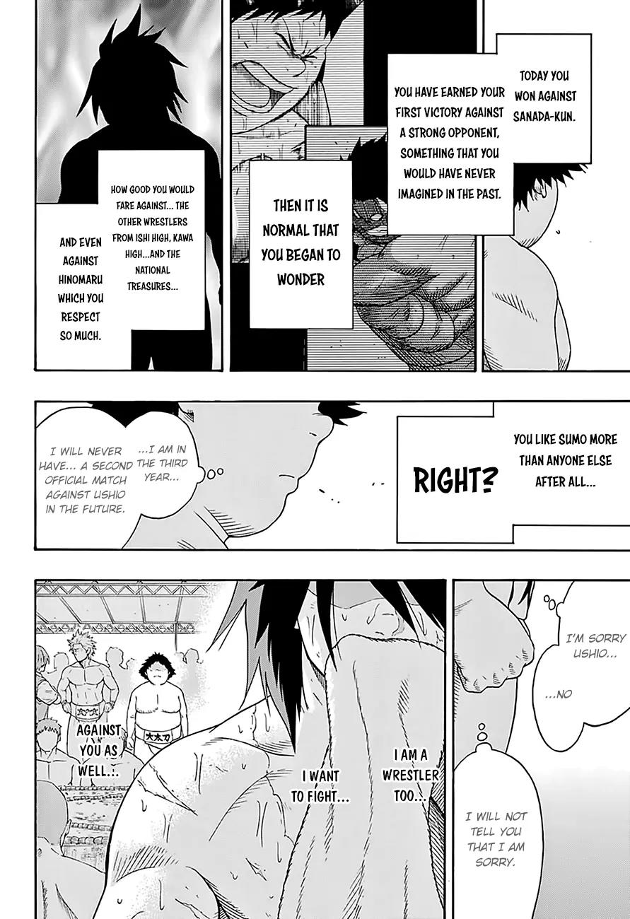Hinomaru Zumou Chapter 70 page 19 - Chapter 70: Respect and Competitive Spirit