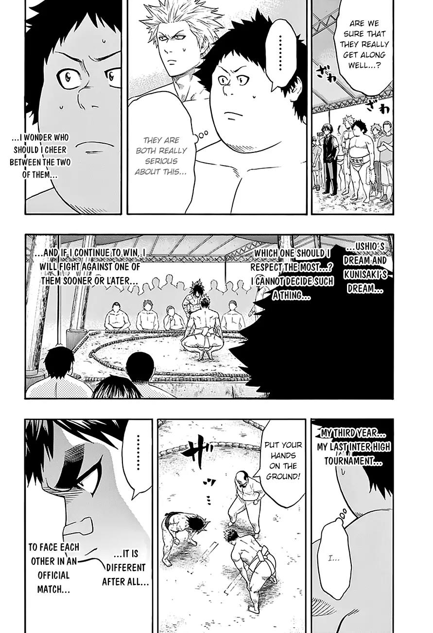 Hinomaru Zumou Chapter 70 page 4 - Chapter 70: Respect and Competitive Spirit