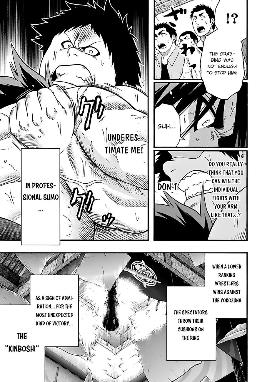 Hinomaru Zumou Chapter 71 page 18 - Chapter 71: Kinboshi