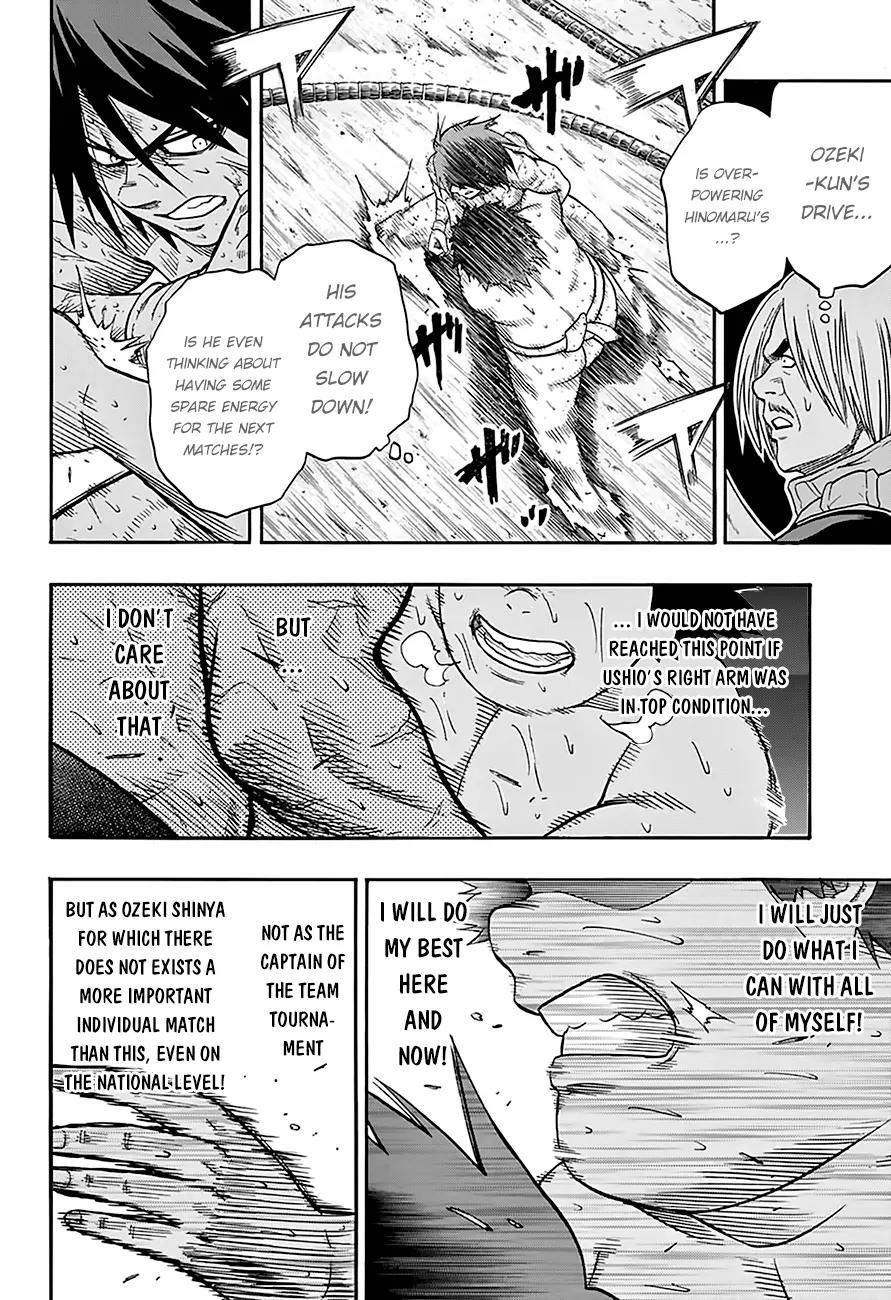 Hinomaru Zumou Chapter 72 page 11 - Chapter 72: Ushio Hinomaru and Ozeki Shinya