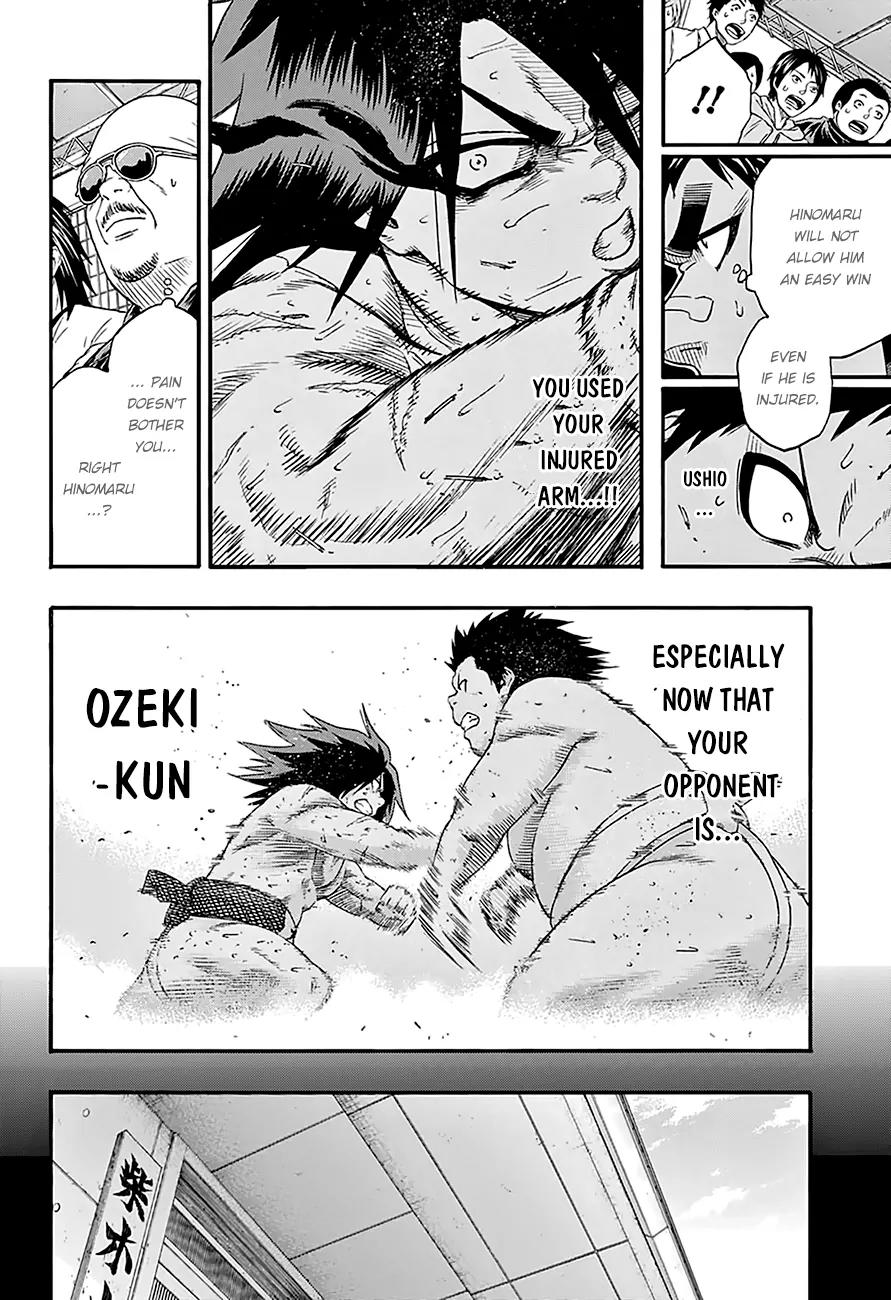 Hinomaru Zumou Chapter 72 page 13 - Chapter 72: Ushio Hinomaru and Ozeki Shinya