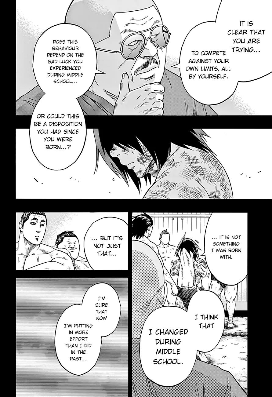 Hinomaru Zumou Chapter 72 page 15 - Chapter 72: Ushio Hinomaru and Ozeki Shinya