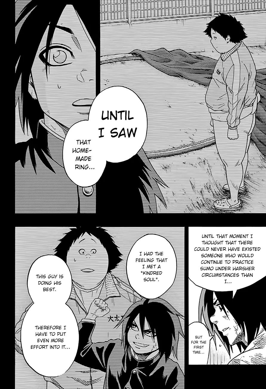 Hinomaru Zumou Chapter 72 page 17 - Chapter 72: Ushio Hinomaru and Ozeki Shinya