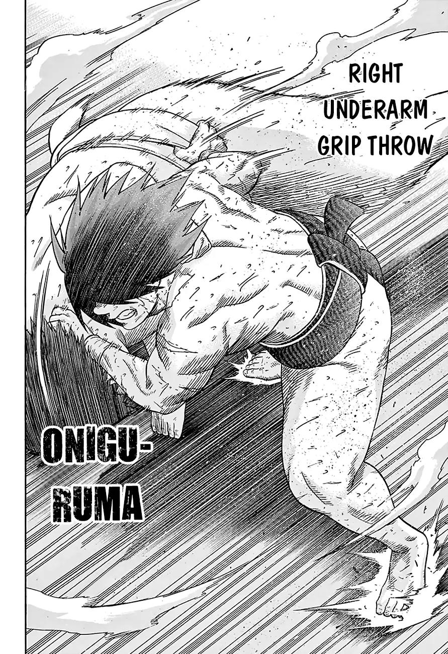 Hinomaru Zumou Chapter 72 page 19 - Chapter 72: Ushio Hinomaru and Ozeki Shinya