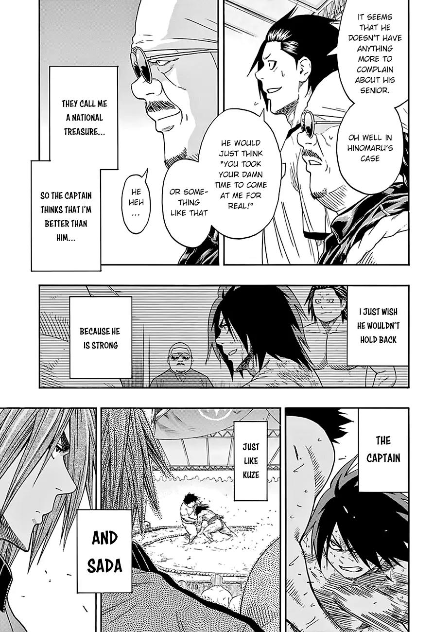 Hinomaru Zumou Chapter 72 page 22 - Chapter 72: Ushio Hinomaru and Ozeki Shinya