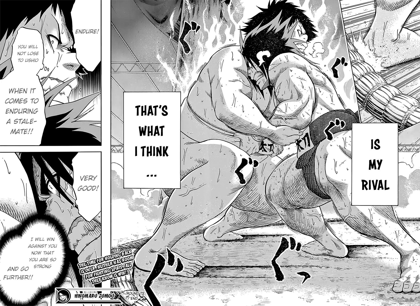 Hinomaru Zumou Chapter 72 page 23 - Chapter 72: Ushio Hinomaru and Ozeki Shinya