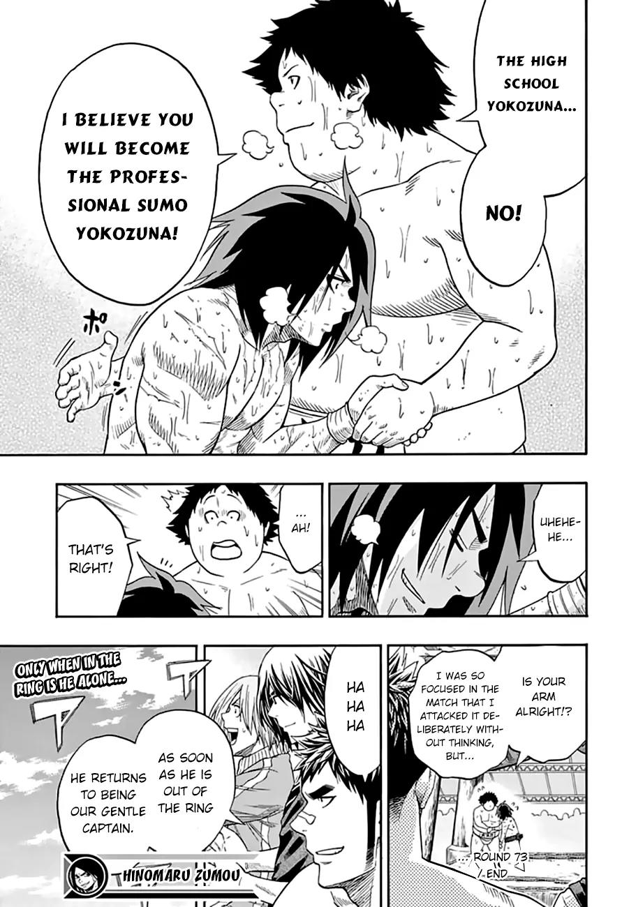 Hinomaru Zumou Chapter 73 page 20 - Chapter 73: Happiness