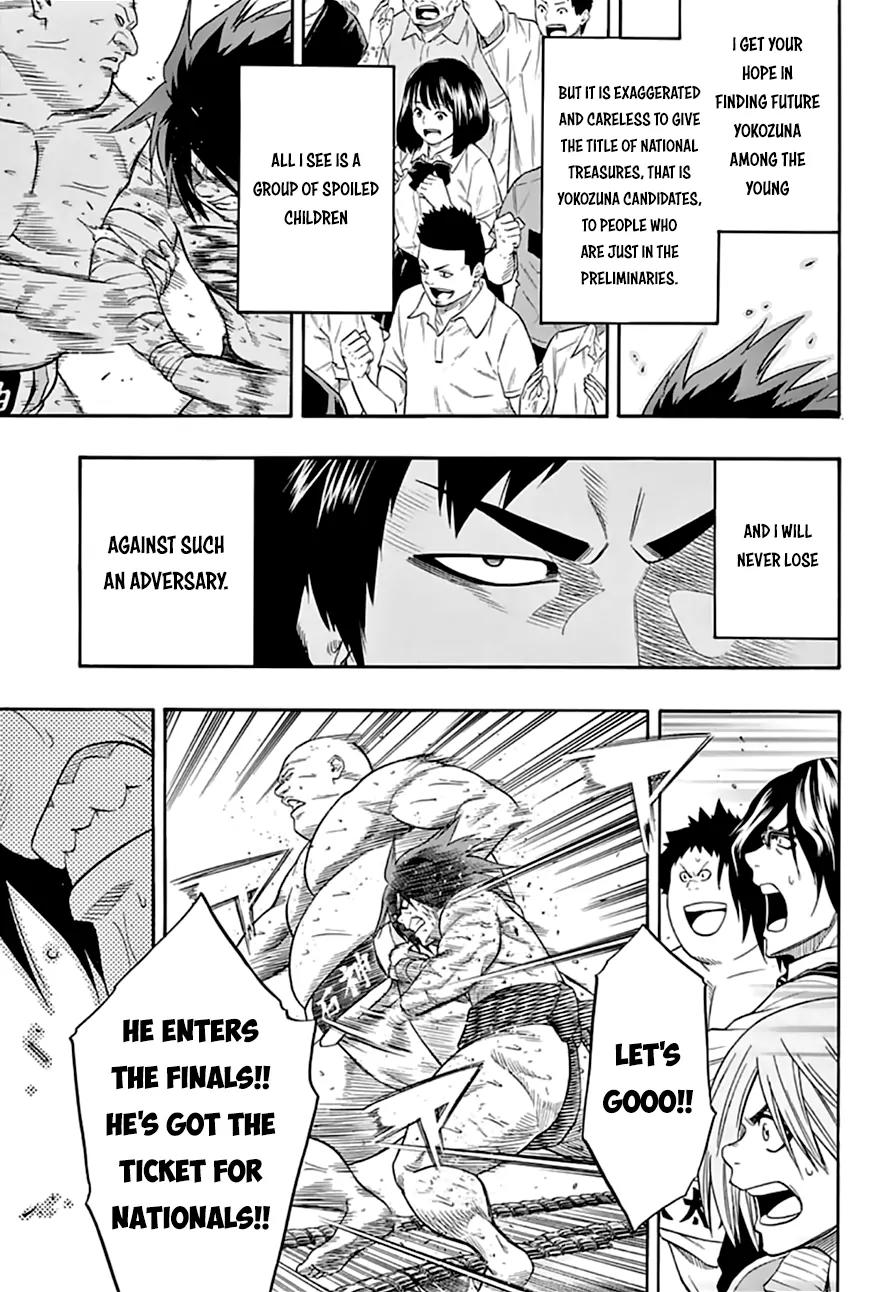 Hinomaru Zumou Chapter 74 page 13 - Chapter 74: A Spoiled Bunch